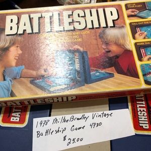 Vintage board game Battleship